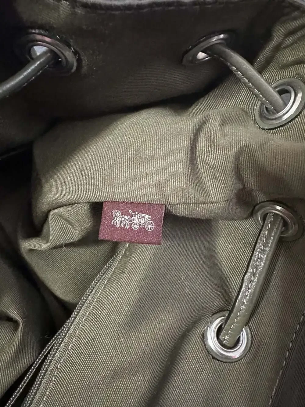 Coach Pennie Backpack in Surplus Pebbled Leather (Style No. 6145)